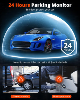 Kingslim compact 1.5 inch screen previews clips in the car