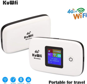 KuWFi SIM card slot detail highlighting single SIM support and easy installation