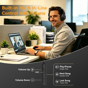 KVIDIO lightweight headphones ideal for commuting and daily learning sessions.