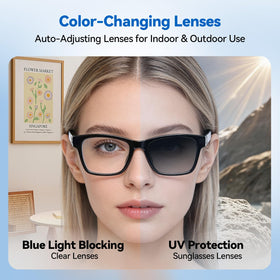 KWENRUN AI Smart Glasses enable hands-free calling and voice assistant access.