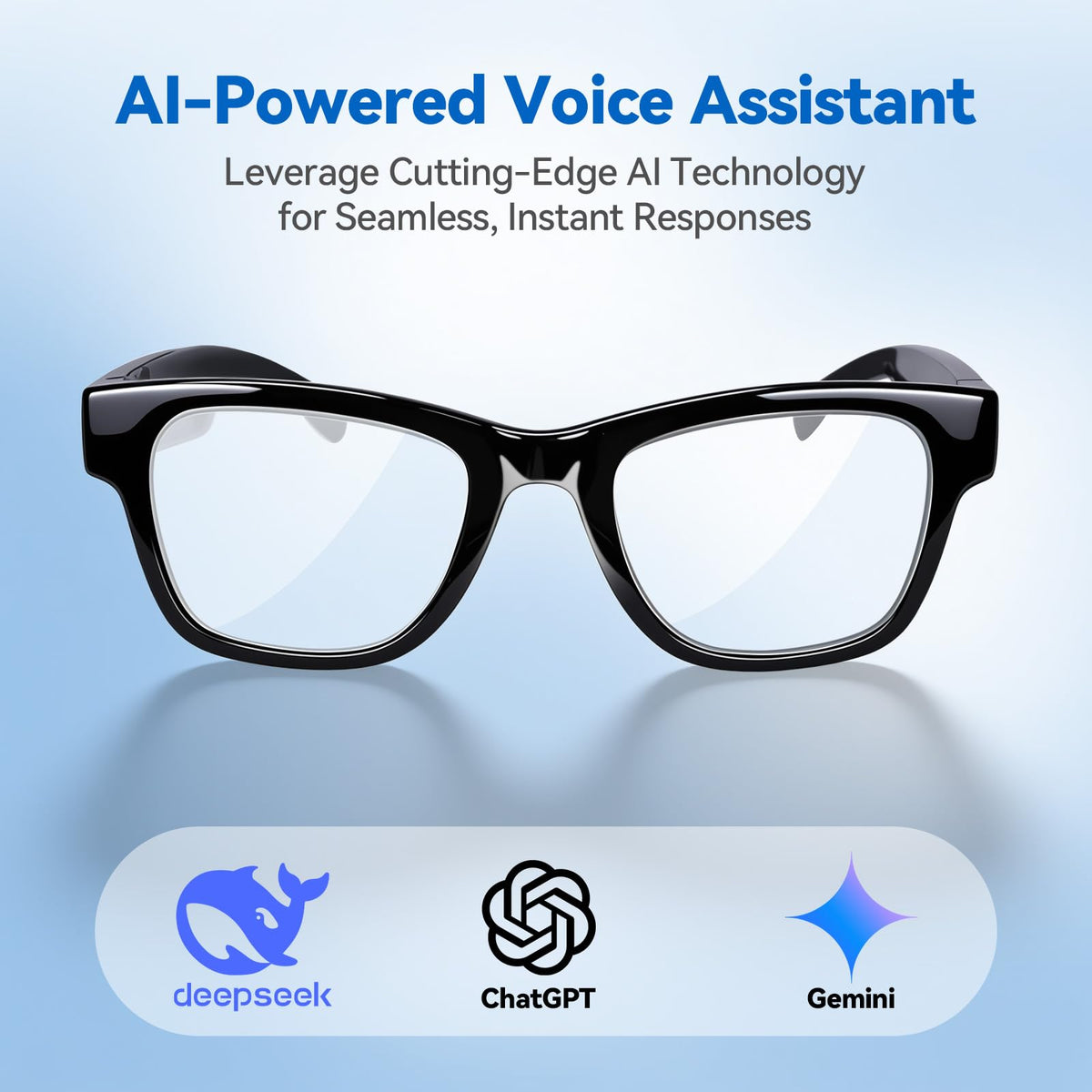 KWENRUN AI Smart Glasses with photochromic lenses adapt tint for outdoor comfort.