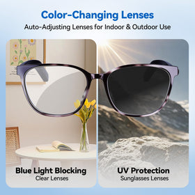 KWENRUN AI Smart Glasses IP67 water resistance for travel and outdoor activities.