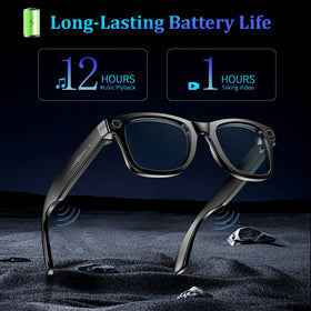 KWENRUN AI Smart Glasses adaptive lenses protect eyes from UV and blue light.