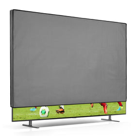 kwmobile front view of the 75 inch TV cover showing full-screen protection and clean look