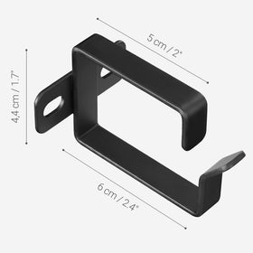 kwmobile cable tidy management keeps fiber and power cords neatly secured.