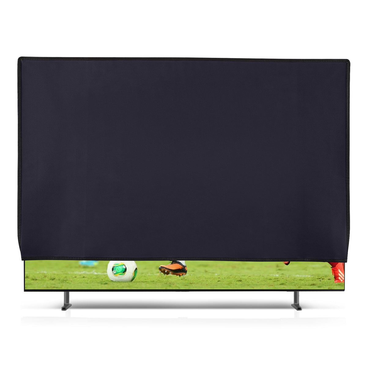 kwmobile Compact storage dust cover folds flat when not in use.