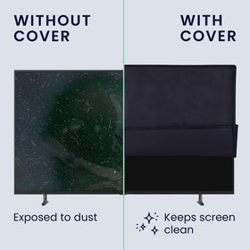 kwmobile Durable material TV protective cover helps keep surfaces clean.