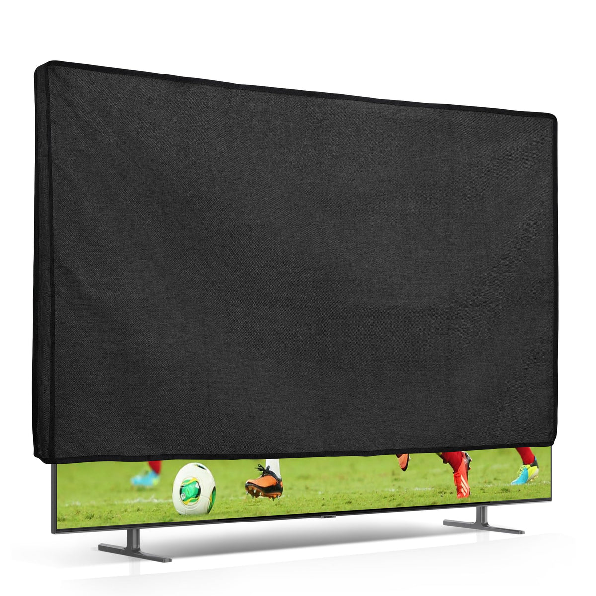 kwmobile dust cover for 65-inch TV front view shields against dust