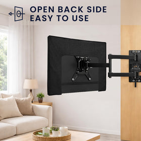 Kwmobile dust cover folded for storage demonstrates compact organization when not in use.