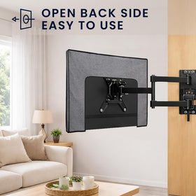 kwmobile dust cover fold for storage when not in use.