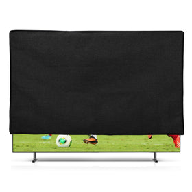 Kwmobile dust cover on the TV stand ready for quick protection during storage.