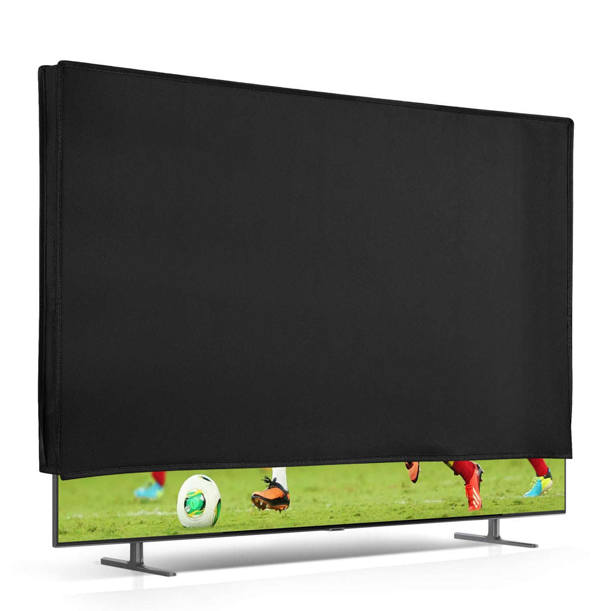 kwmobile indoor 40-inch TV cover front view protects against dust and fingerprints.