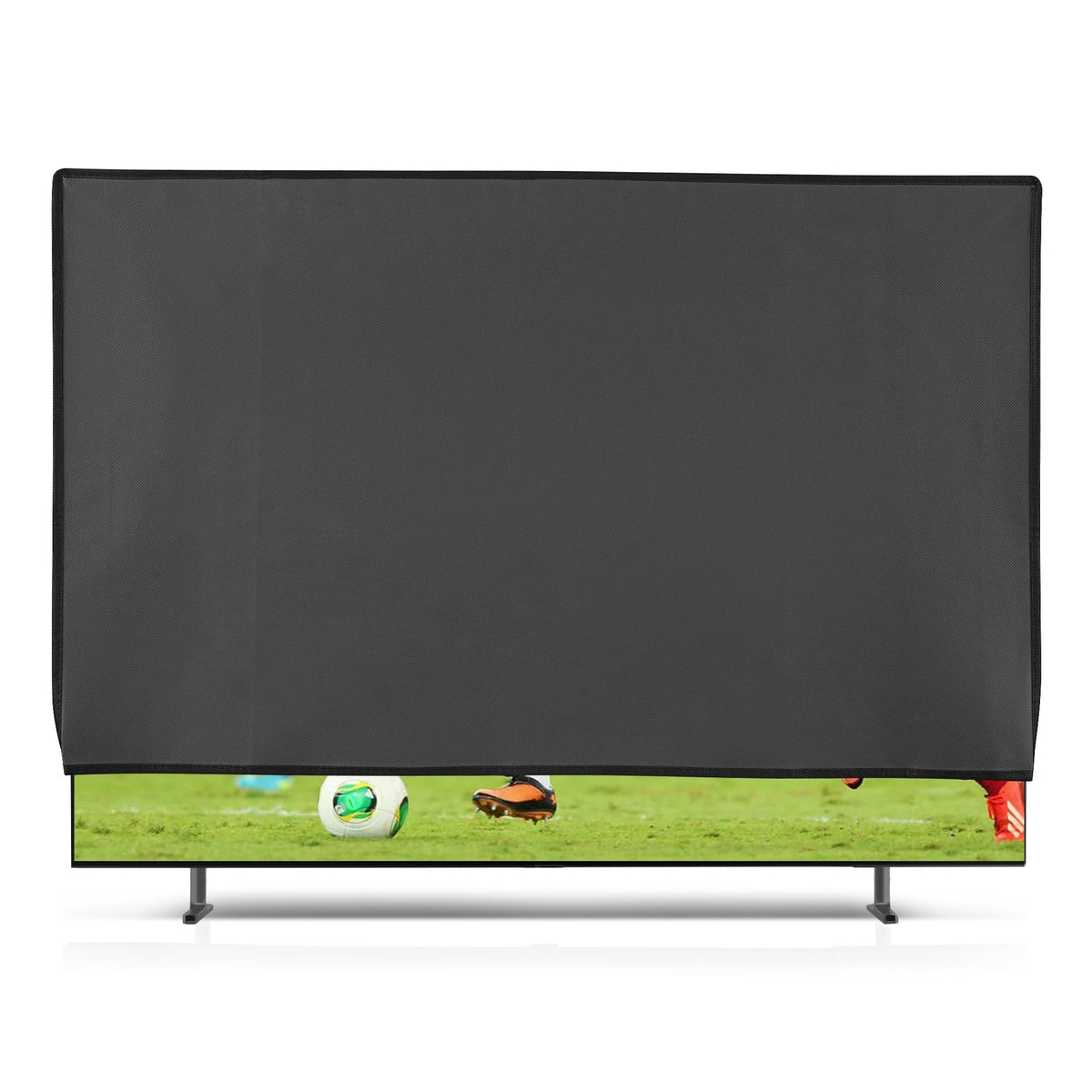 kwmobile Indoor 43tv cover living room setup on wall stand
