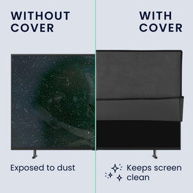 kwmobile Indoor 65 inch TV Cover folded storage for compact keeping