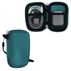 kwmobile petrol front view showing compact protective case and easy carry benefit