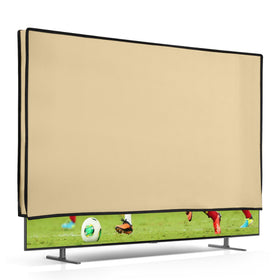 kwmobile 32-inch TV cover front view shielding the screen indoors