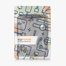 kwmobile light grey color swatch illustrating neutral tone that blends into interiors