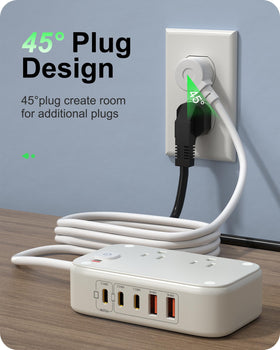 KWRNVO two USB-A ports provide convenient quick-charge options