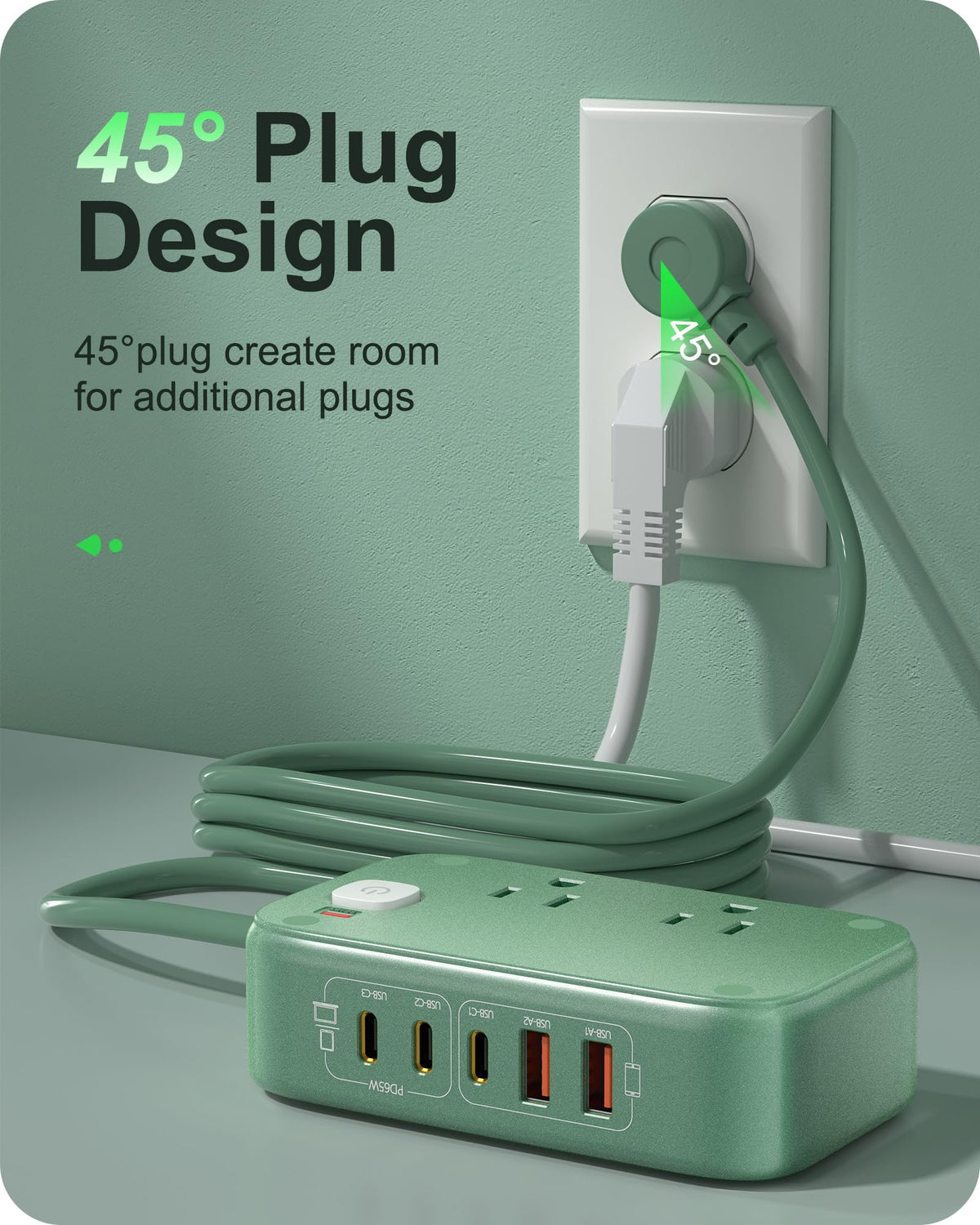 KWRNVO breathing light indicator showing charging status at a glance