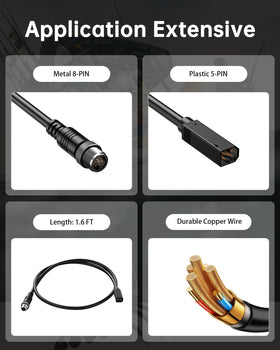 KWRNVO cable connected between Humminbird units on a boat for synced maps