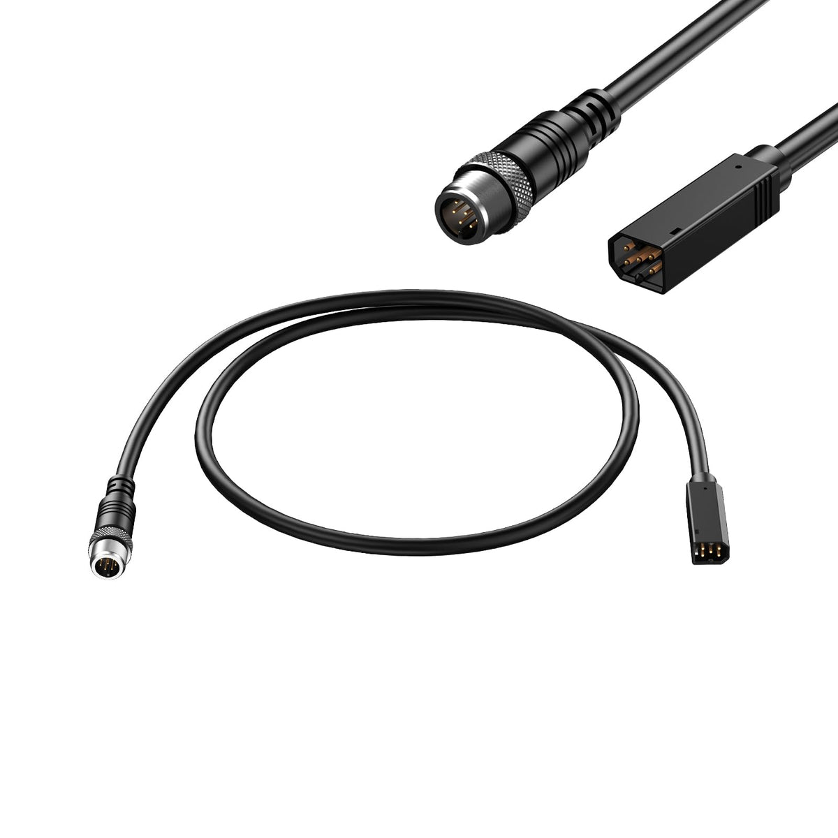 KWRNVO front connector displaying 5‑pin to 8‑pin ends for easy hookup