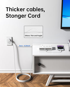 KWRNVO charging hub in a home office, charges laptop phone and accessories