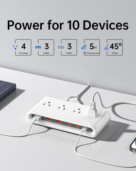 KWRNVO close-up of USB-C and USB-A ports, highlights fast charging capability