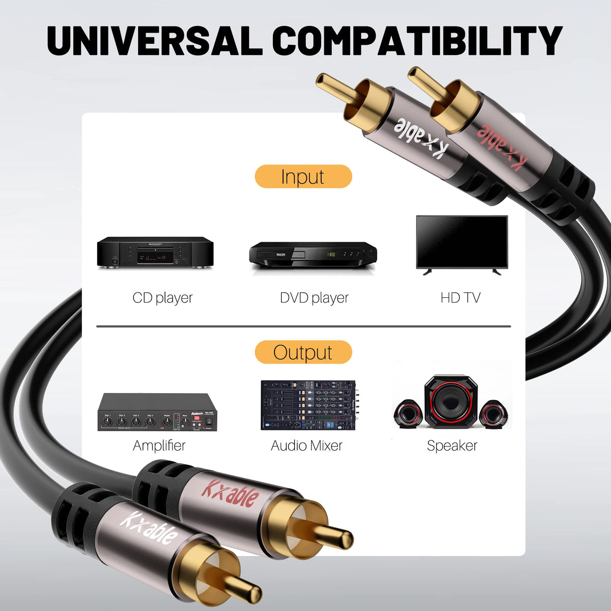 Kxable cable with included reusable ties for organized cable management