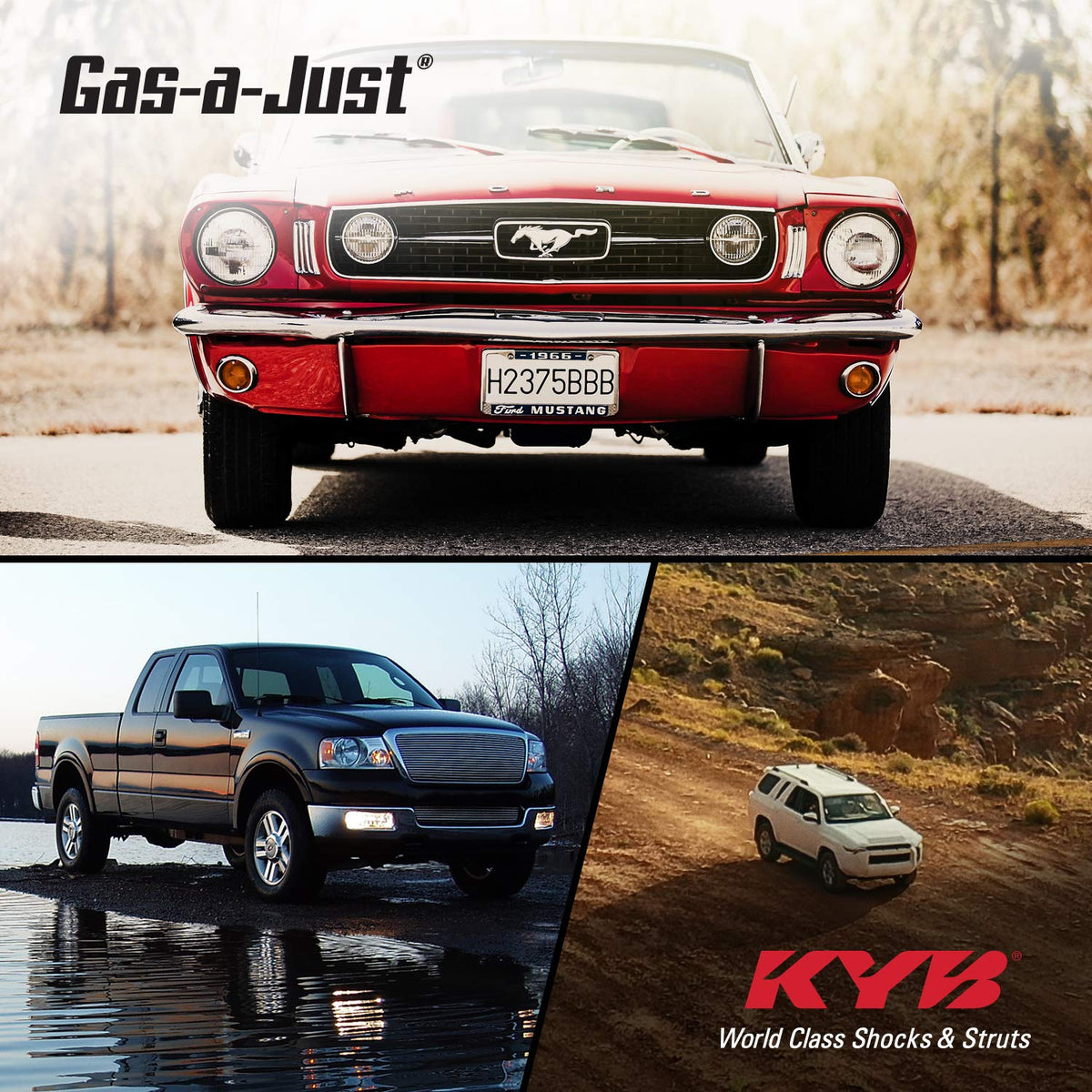 KYB KG4513 installed in vehicle suspension demonstrating improved handling
