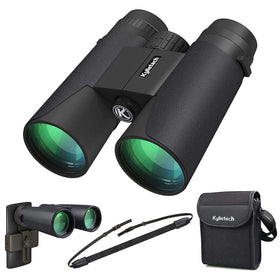 Kylietech front view of 12x42 binoculars showing compact design and quick targeting