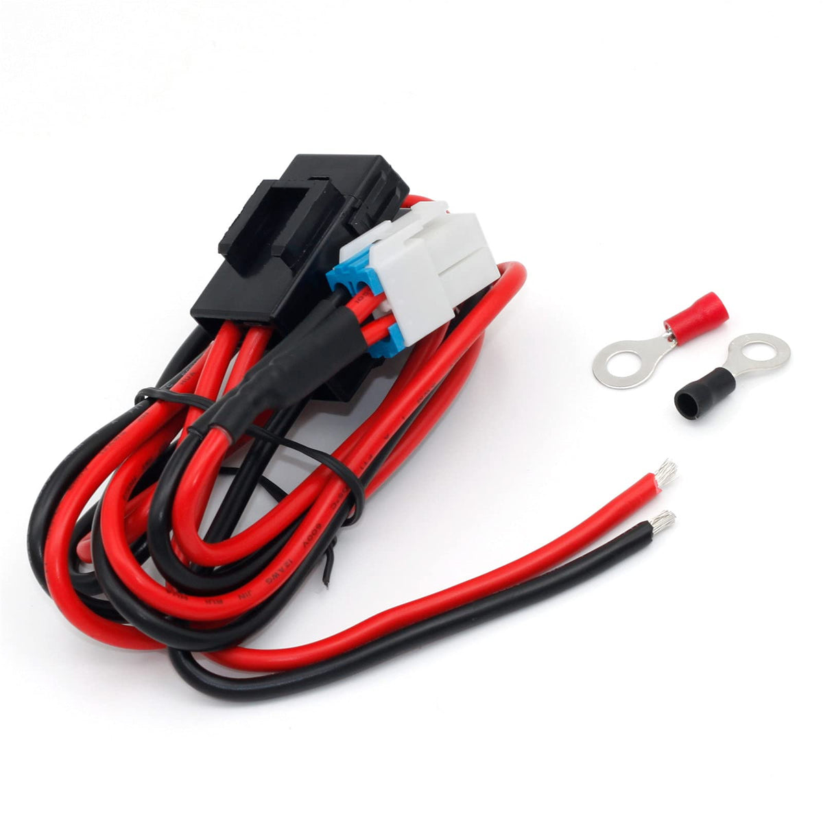 Kymate 4-pin 12AWG DC power cable for Yaesu FT-891, clean connection and reliability.