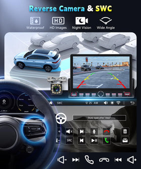 KYNNT backup camera view on screen showing clear reverse visibility benefit