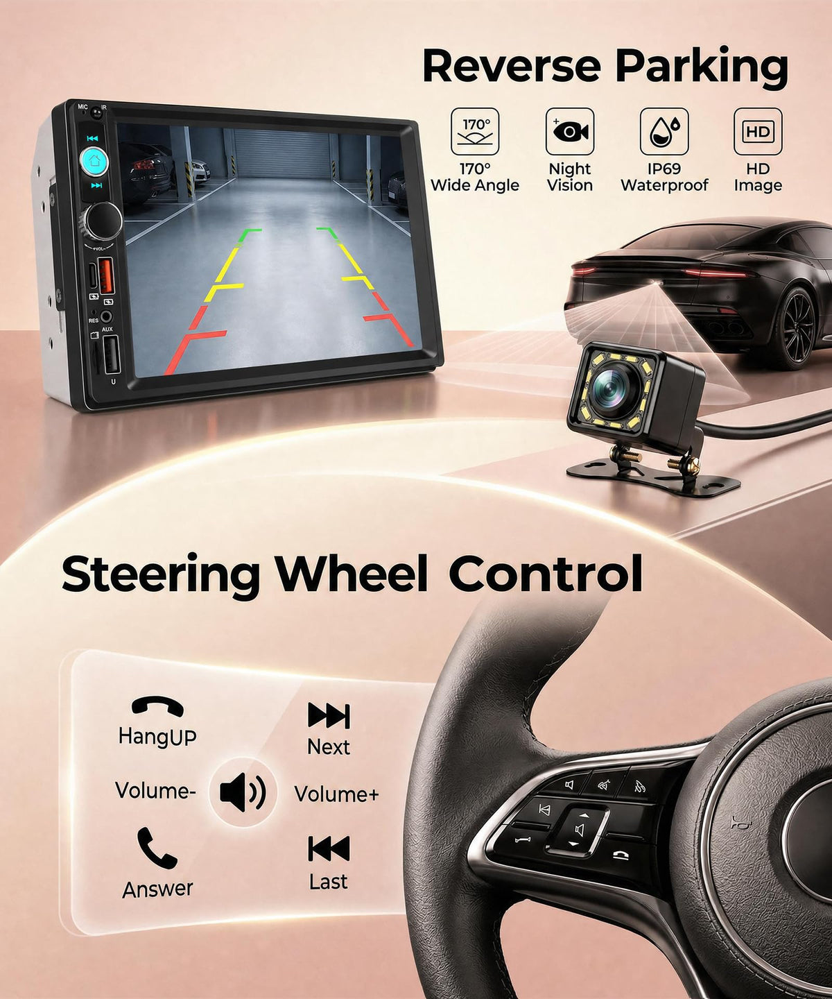 KYNNT installed in a car dash creating a modern infotainment experience