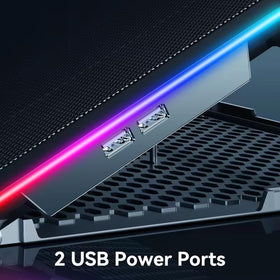 KYOLLY anti-slip base keeps laptops stable on beds, couches, or desks.