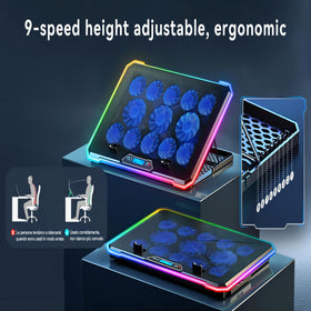 KYOLLY supports 15–21 inch laptops for desk or lap use.