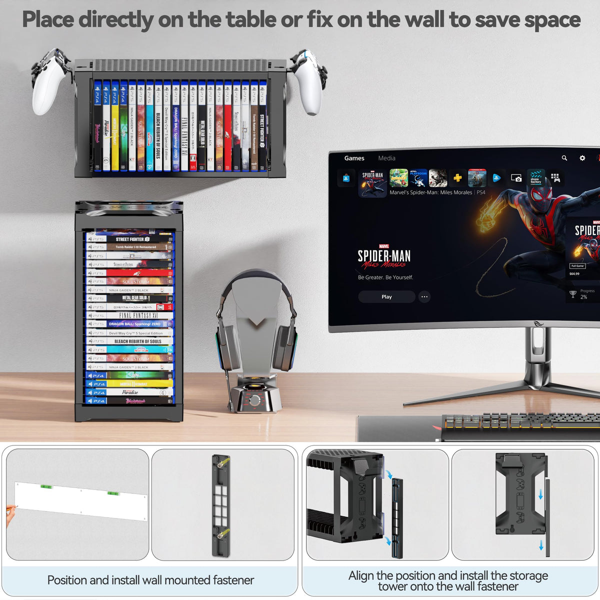 Kytok ABS material storage stand emphasizing durability and stability