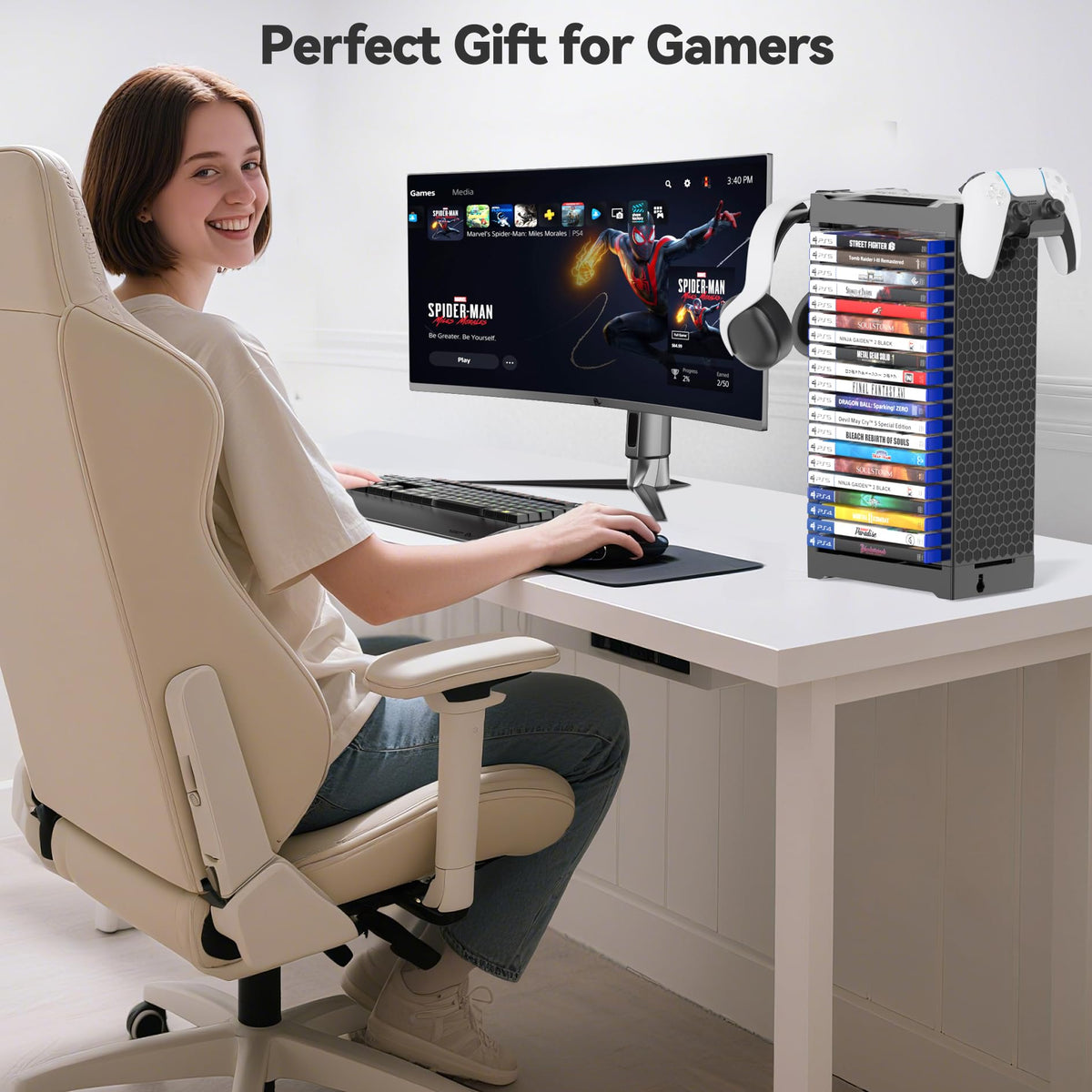 Kytok gift-ready gaming storage stand ideal for gamers