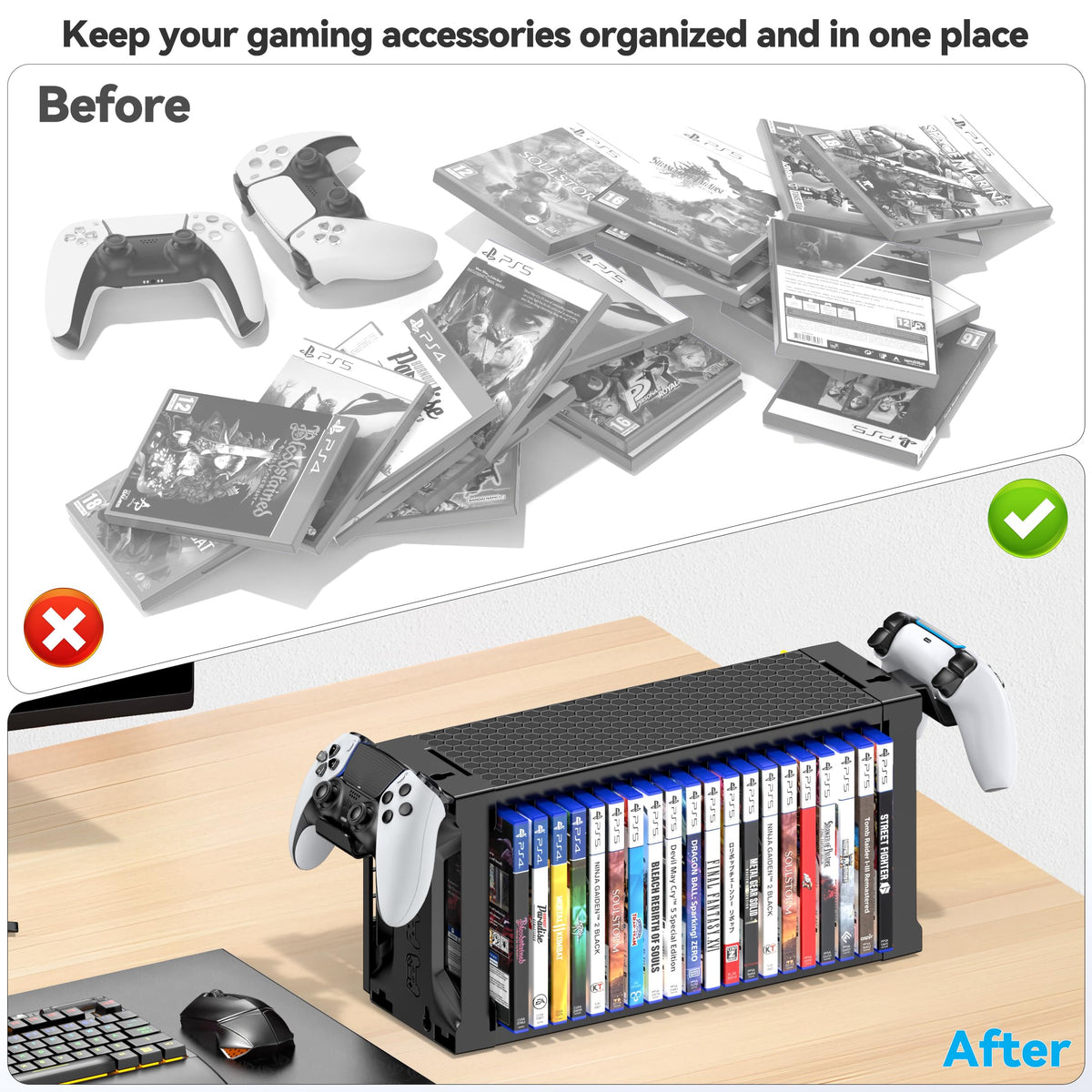 Kytok vertical or horizontal orientation for flexible display of games