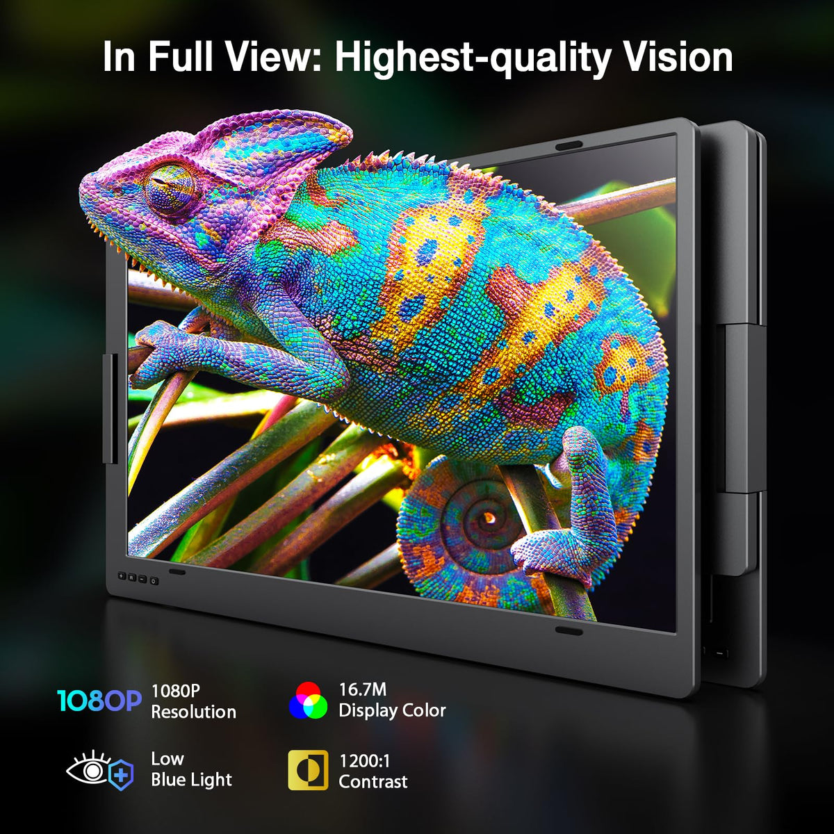KYY 360-degree rotatable screens enable flexible, dynamic screen layouts.