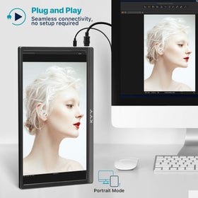 KYY compact portrait mode supports reading and coding tasks.