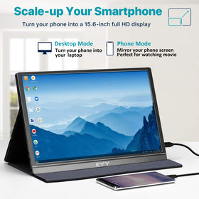 KYY mini-HDMI port broadens compatibility for gaming.