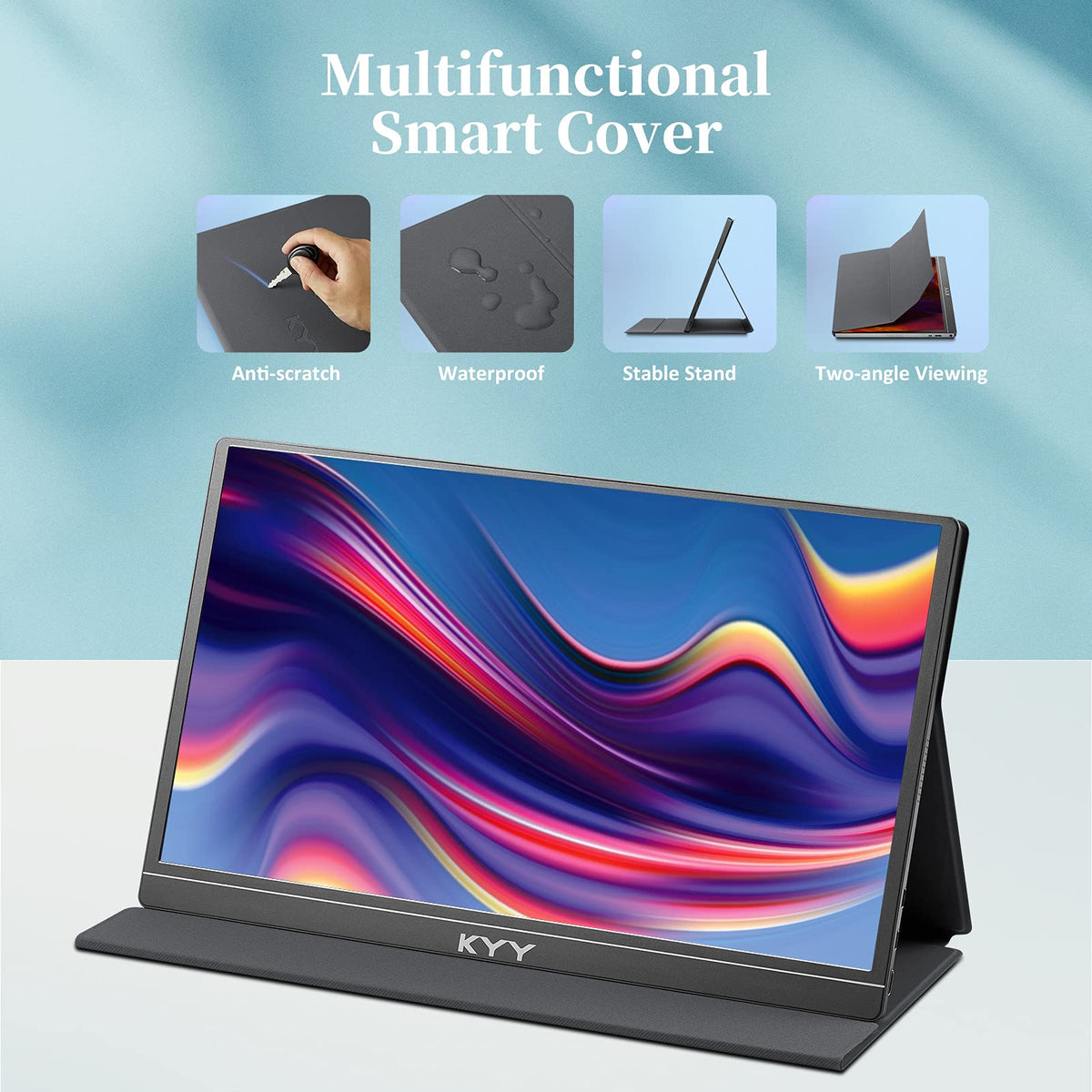 KYY adjustable stand supports multiple viewing angles