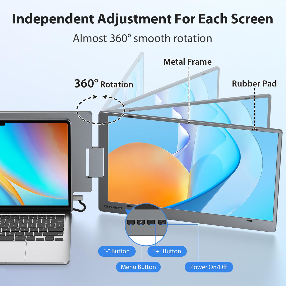 KYY 1080p FHD IPS panel close-up with vibrant colors