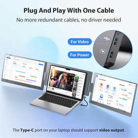 KYY triple monitor rotated to show 210-degree range for collaboration
