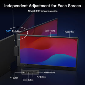 KYY X90D compact adjustable stand supports comfortable viewing angles