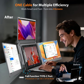KYY X90G USB-C video and power delivery supports clean desk workflows.