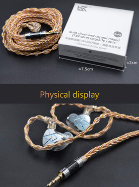 KZ 1.25m length suits both desktop and on-the-go listening