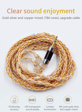 KZ eight-strand conductor design improves signal stability and reduces harshness