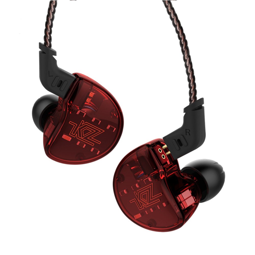 KZ ZS10 Pro in-ear earphones with black finish for immersive listening experiences