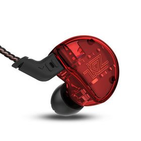KZ ZS10 Pro metal shell close-up highlighting durable build and sleek design